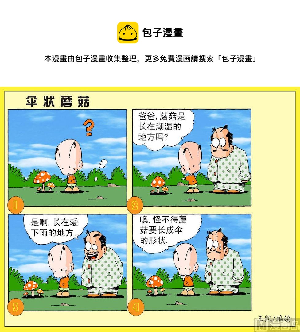 《开心皮皮》26.伞状蘑菇 第1页