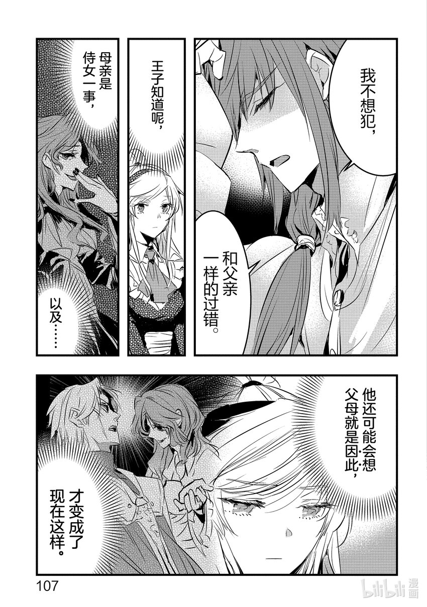 《转生后的反派大小姐并不期望报仇 THE COMIC》第3话 王子殿下摘下禁断果实的命运 第19页