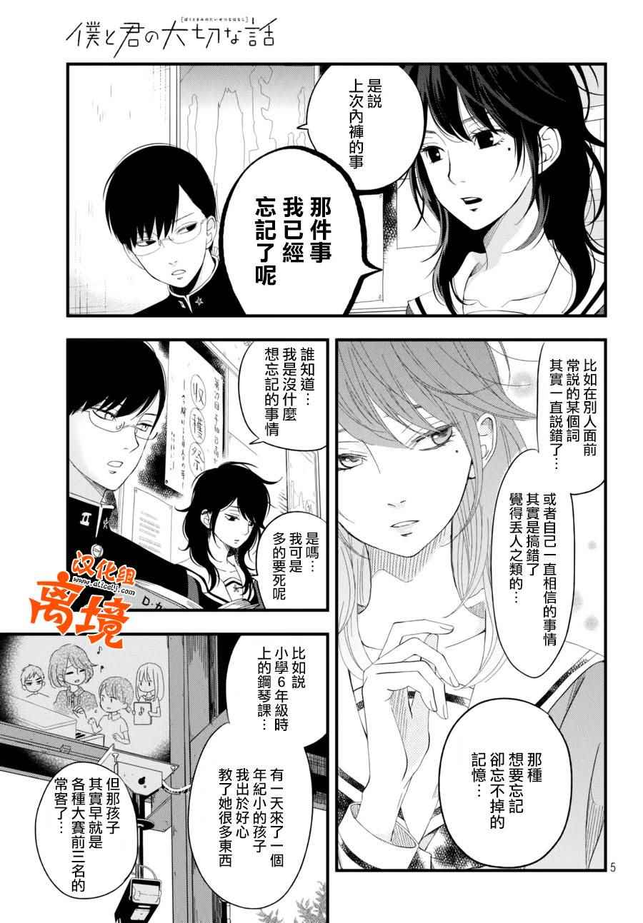 《我与你的重要谈话》第3话 第6页