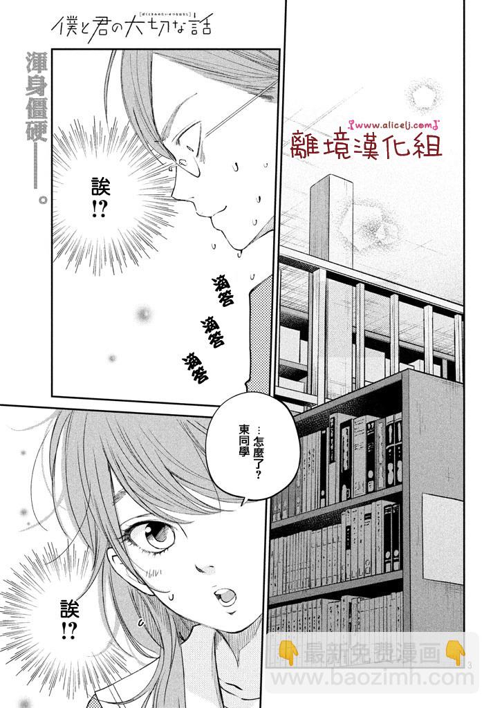 《我与你的重要谈话》第16话 东同学他忘记了（后篇） 第3页