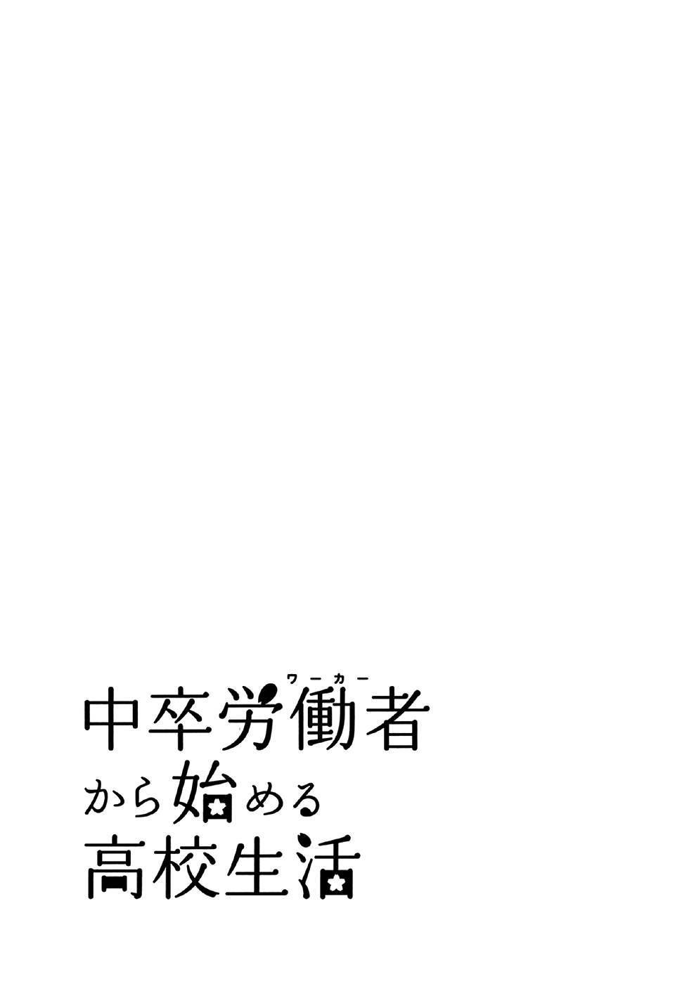《初中学历劳动者开始的高中生活》第28话 第45页