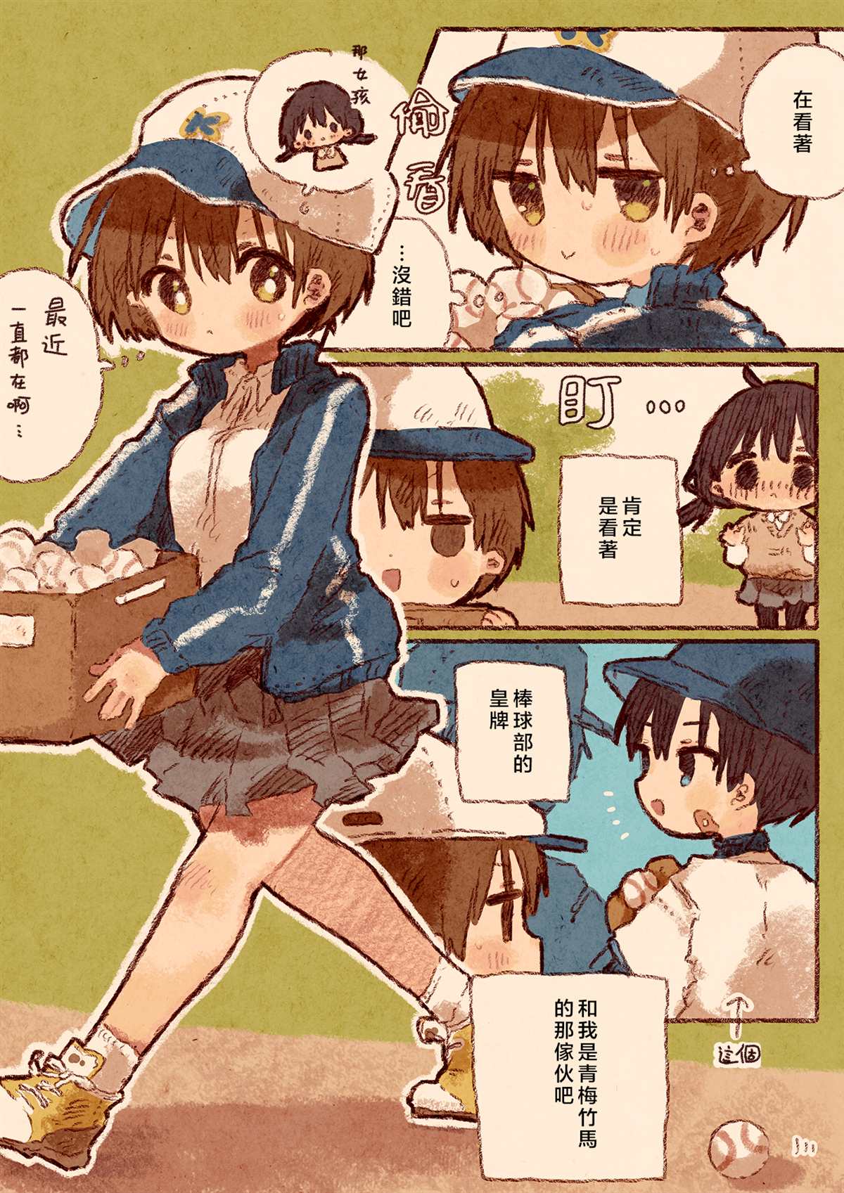 《真拿前辈没有办法》迷恋棒球部员的女孩与经理人 第2页