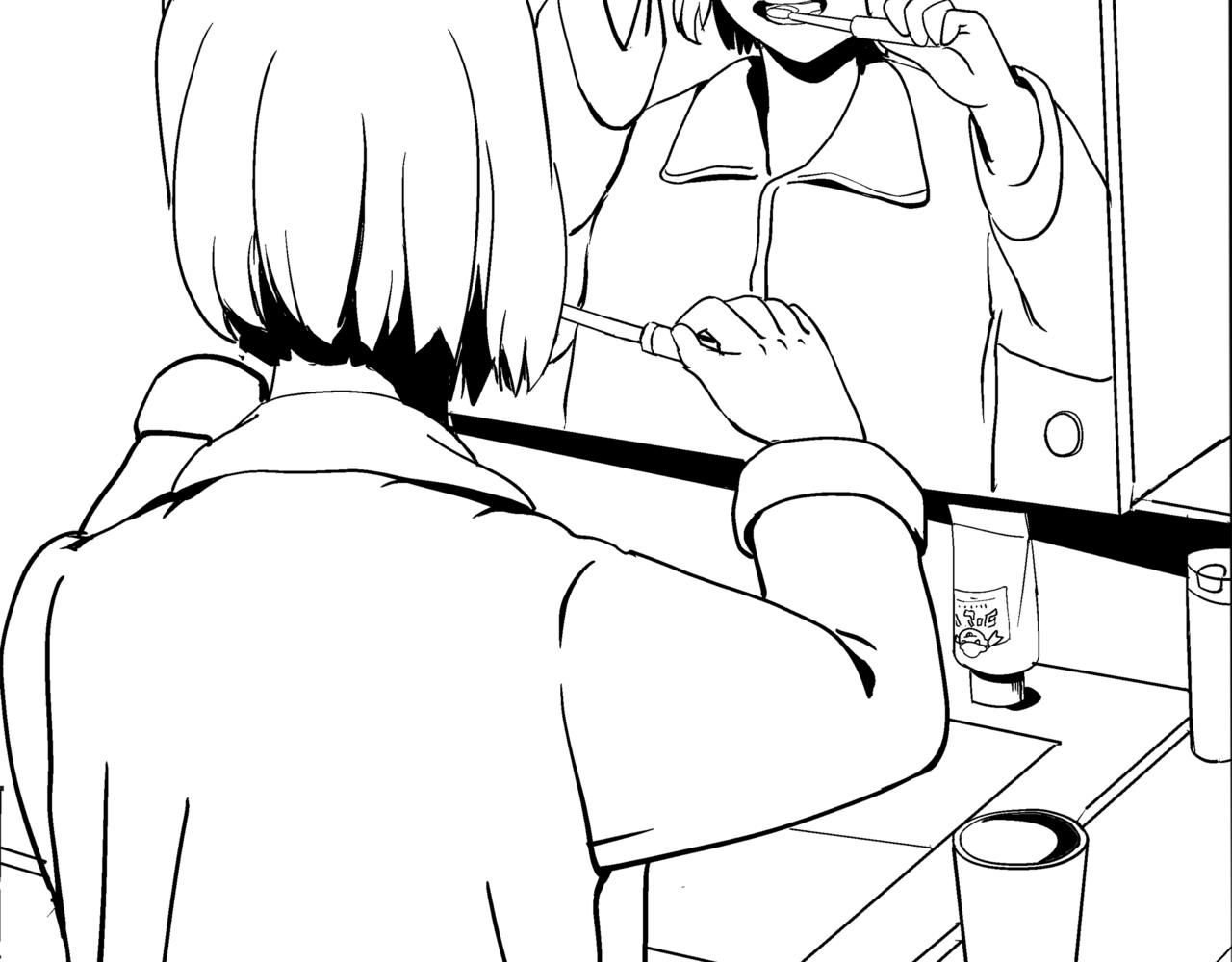 《盘根错短篇恐怖漫画》第一篇（中）合租的女同学 第40页