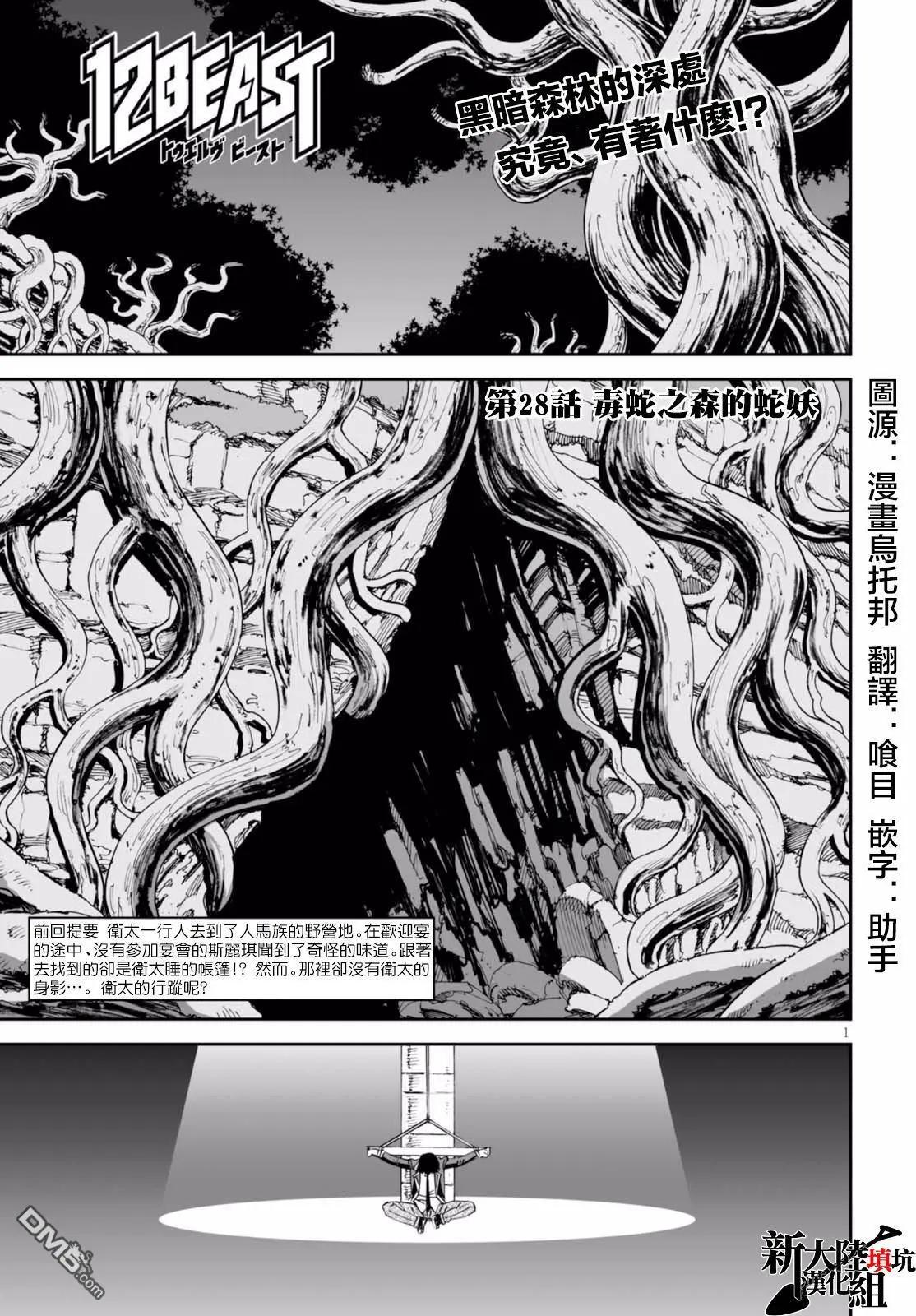 《12BEAST十二魔兽》第28回 毒蛇之森的蛇妖 第1页