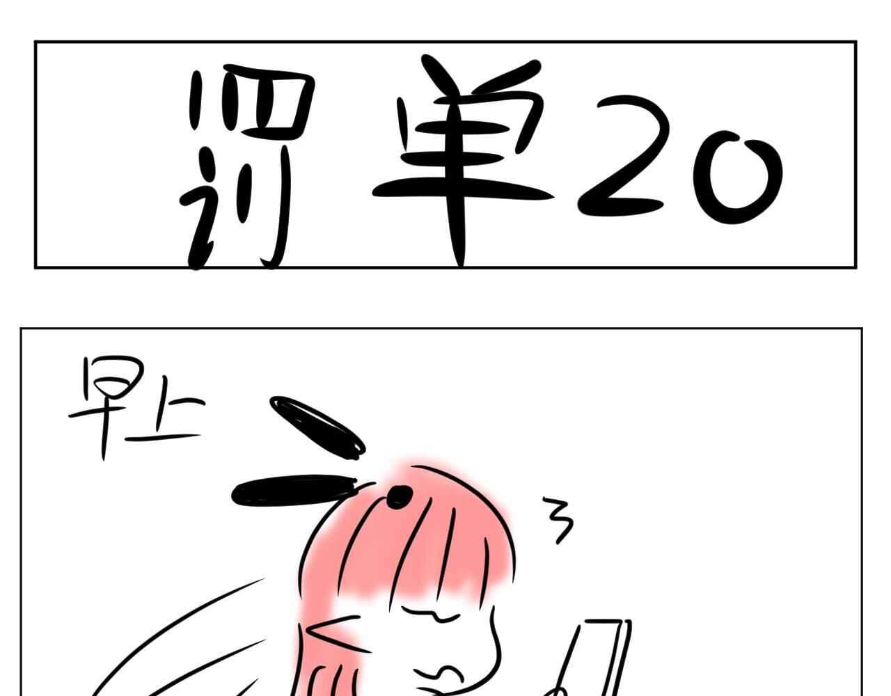 《自设的日常》罚单 第1页