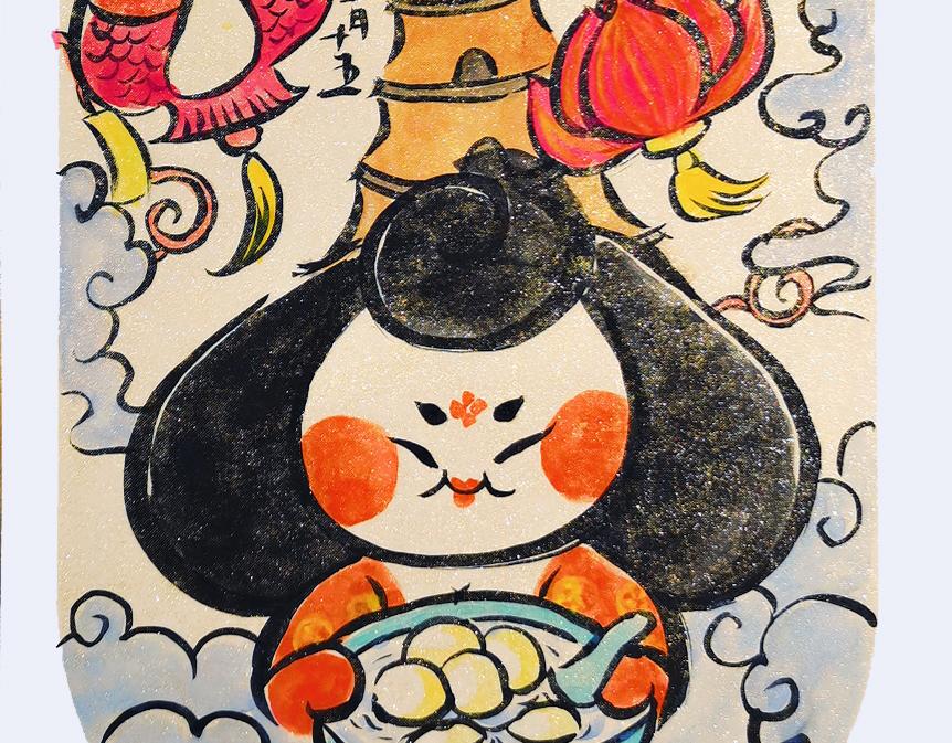 《唐妞和爸爸的日常》元宵节，不吃元宵吃什么？ 第33页