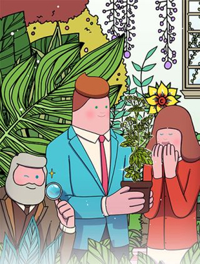 《神奇植物店》漫画封面图 - tl漫画