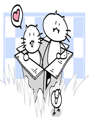 《长脸猫和小猫崽子》漫画封面图 - tl漫画