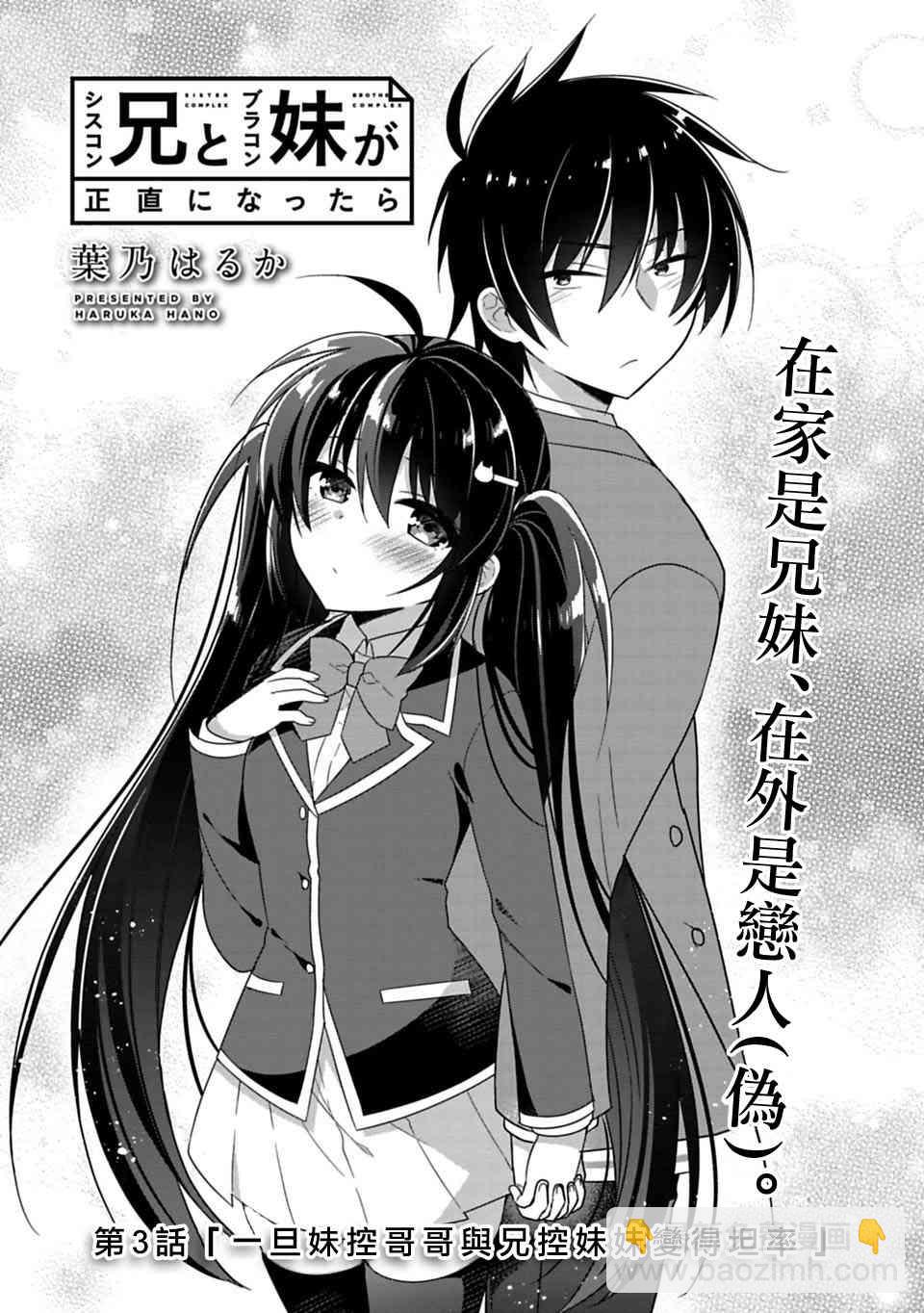 《妹控哥哥与兄控妹妹变诚实》第3话 第3页