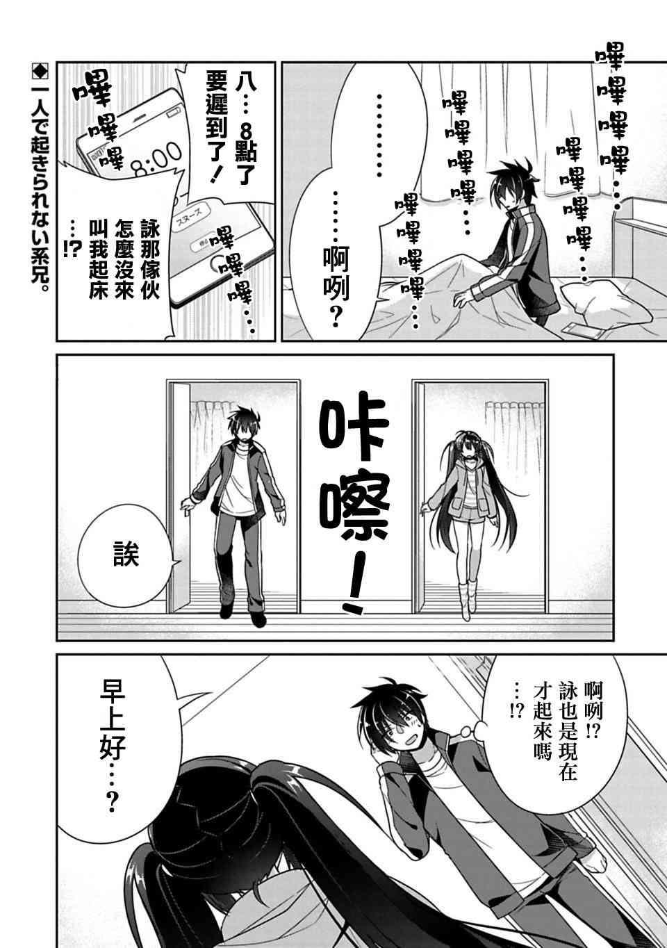 《妹控哥哥与兄控妹妹变诚实》第4话 第1页