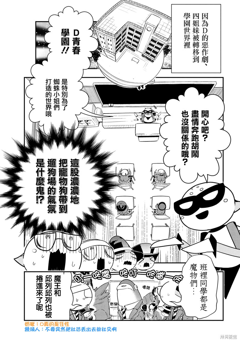 《我是蜘蛛，怎么了？ 蜘蛛子四姐妹的日常》第87话 第1页