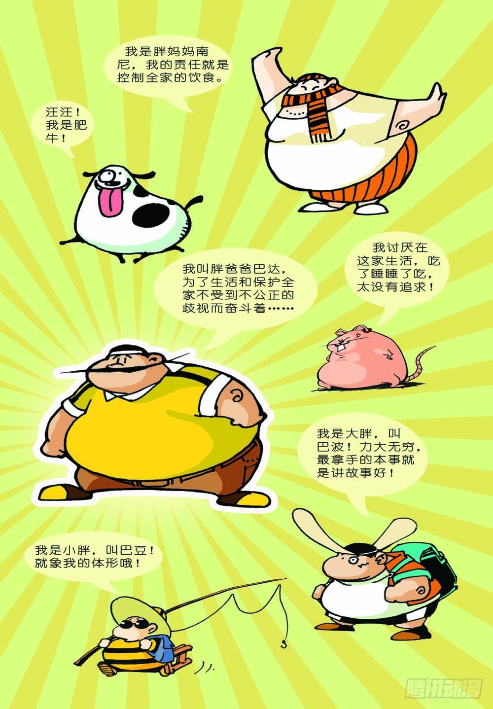《胖胖一家和瘦瘦一家》01 第1页