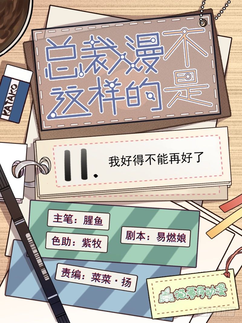 《总裁漫不是这样的》11章.我好的不能再好了 第1页