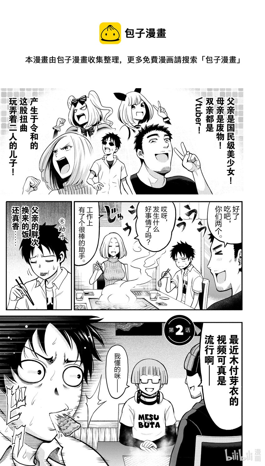 《关于我爸是美少女这件事》2 第2话 第1页