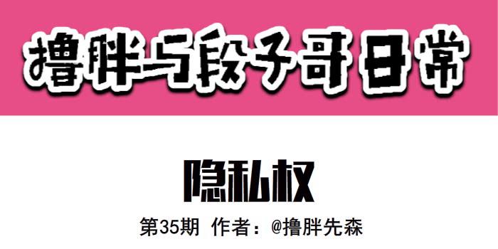 《撸胖与段子哥日常》隐私权 第1页