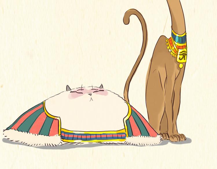 《一滩猫与一根猫》木乃伊 第2页