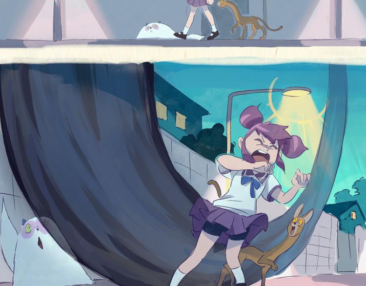 《一滩猫与一根猫》魔法少女（上） 第2页