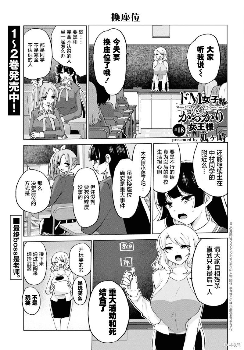 《抖M女子与大失所望女王大人》第18话 第1页