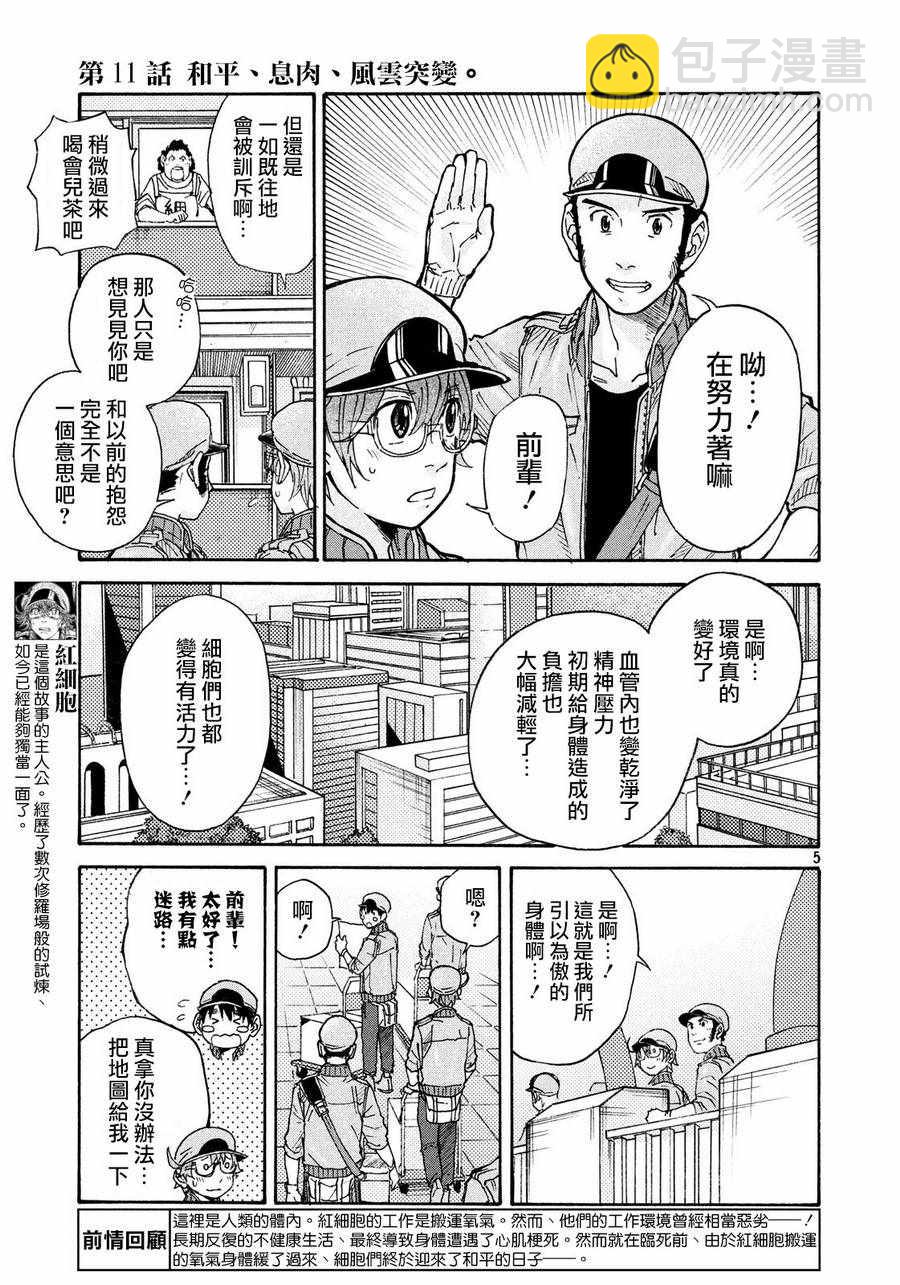 《工作细胞black》第11话 第5页