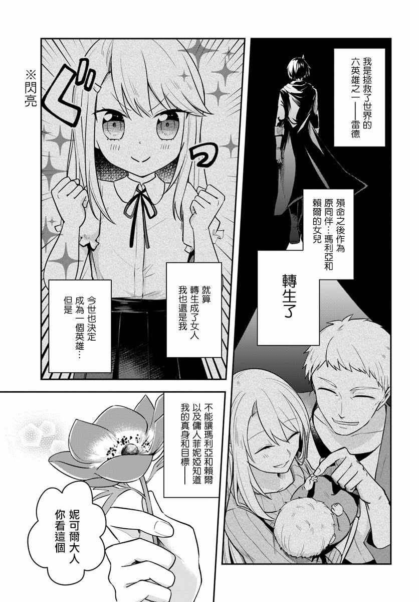 《重生为英雄的女儿的英雄再次想成为英雄》第2话 第1页