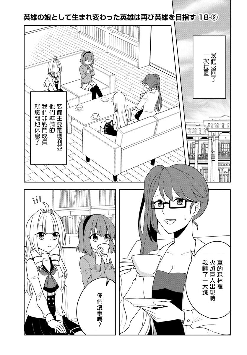《重生为英雄的女儿的英雄再次想成为英雄》第18.2话 第1页