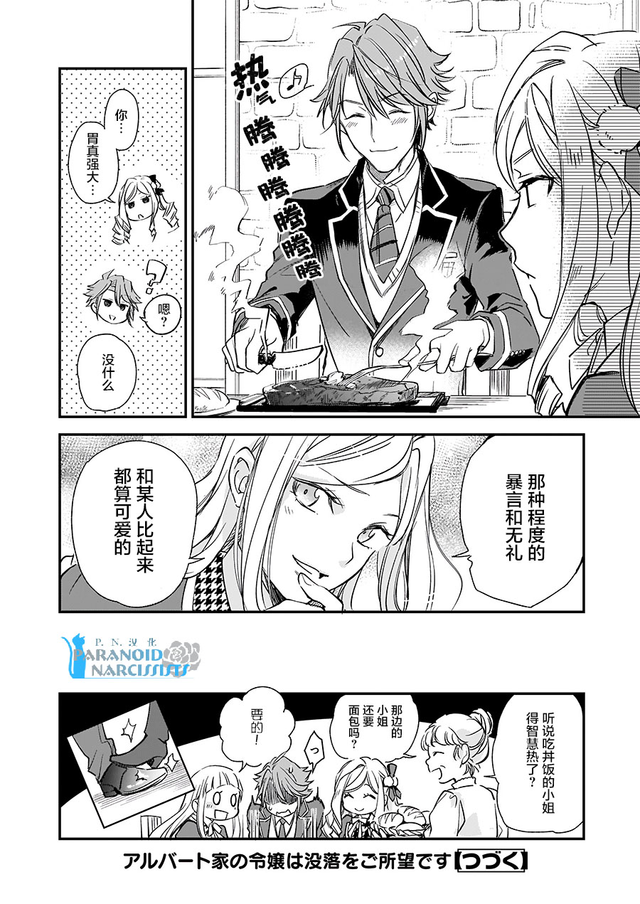 《阿尔伯特家的大小姐努力朝着没落进发》第10.2话 第42页