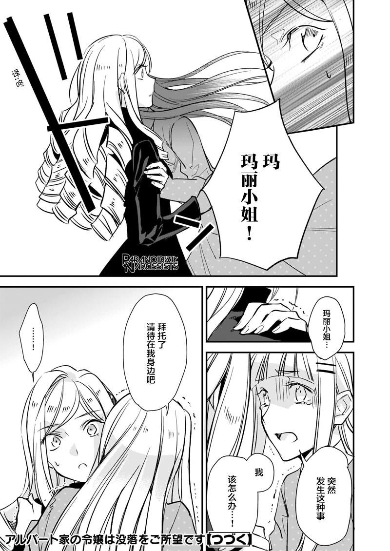 《阿尔伯特家的大小姐努力朝着没落进发》第13.2话 第15页