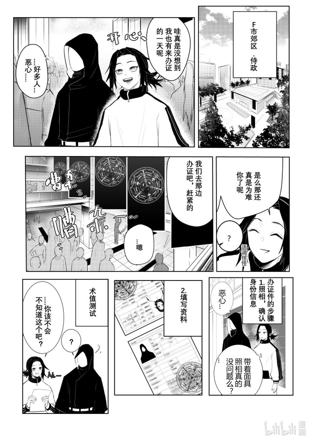 《侍之书》第二话 你很拽哦？ 第1页