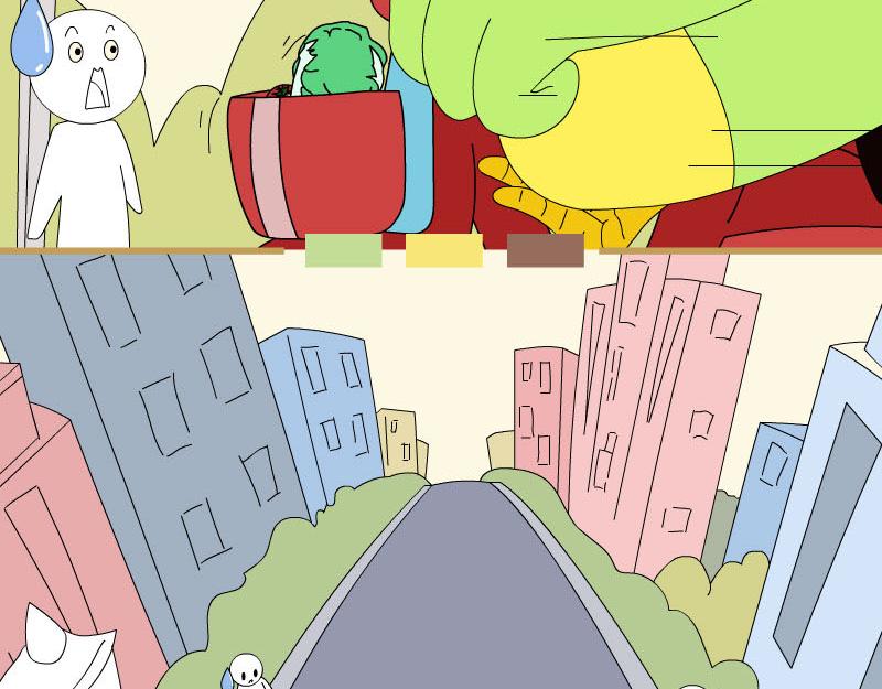 《蕉绿麻麻和焦皮蛋宝》第一次拥有这么多气球 第4页