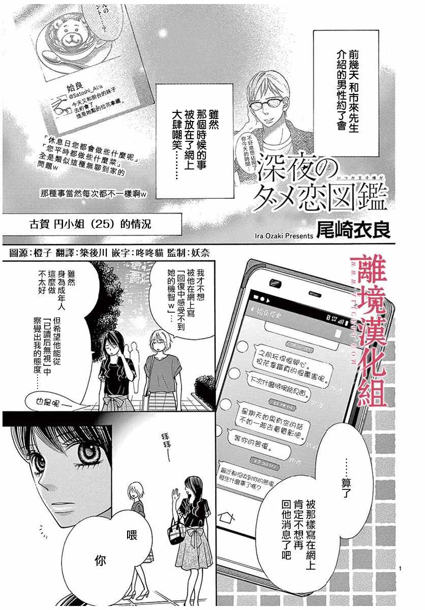 《深夜的奇葩恋爱图鉴》第33话 第1页