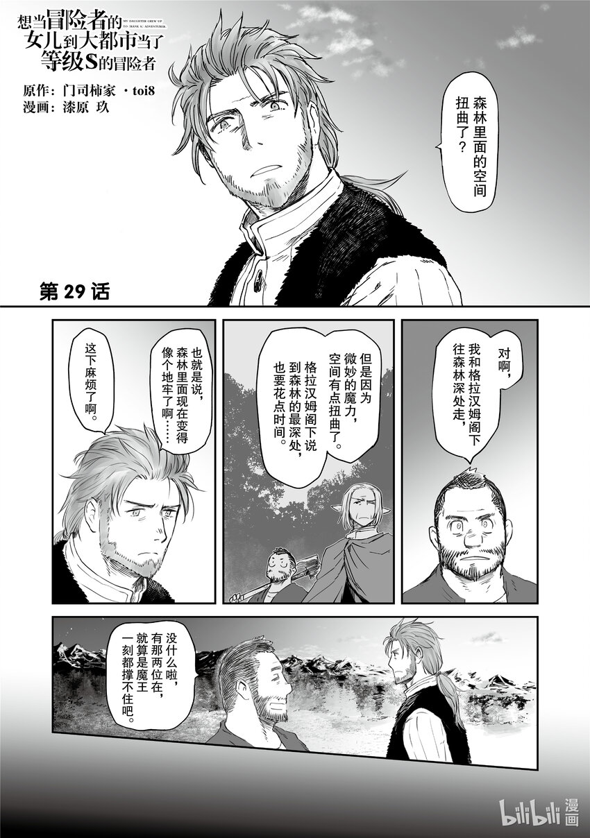 《想当冒险者的女儿到大都市当了等级S的冒险者》29 第29话 第1页