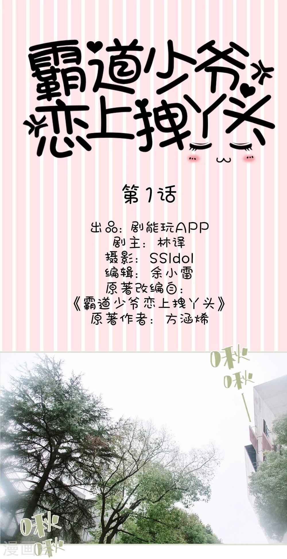 《霸道少爷恋上拽丫头》第1话 第1页