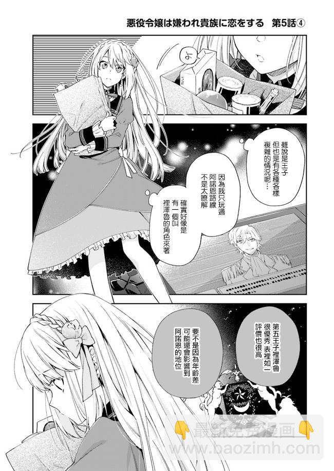 《恶役千金和被讨厌的贵族陷入爱河》第5话 第22页