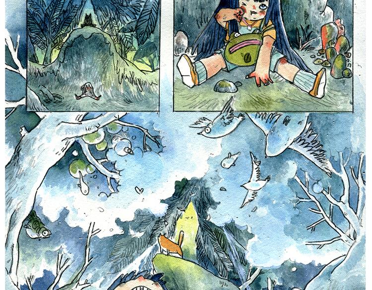 《芦花和胖头鸟森林》【第一话】芦花森林挡路狗 第37页