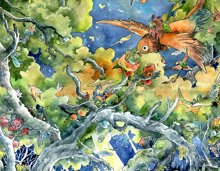 《芦花和胖头鸟森林》【第一话】芦花森林挡路狗 第41页