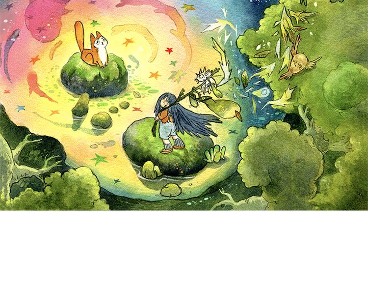 《芦花和胖头鸟森林》【第九话】仲夏萤火祭 第2页