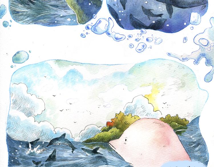 《芦花和胖头鸟森林》【第十话】海豚菲洛 第33页