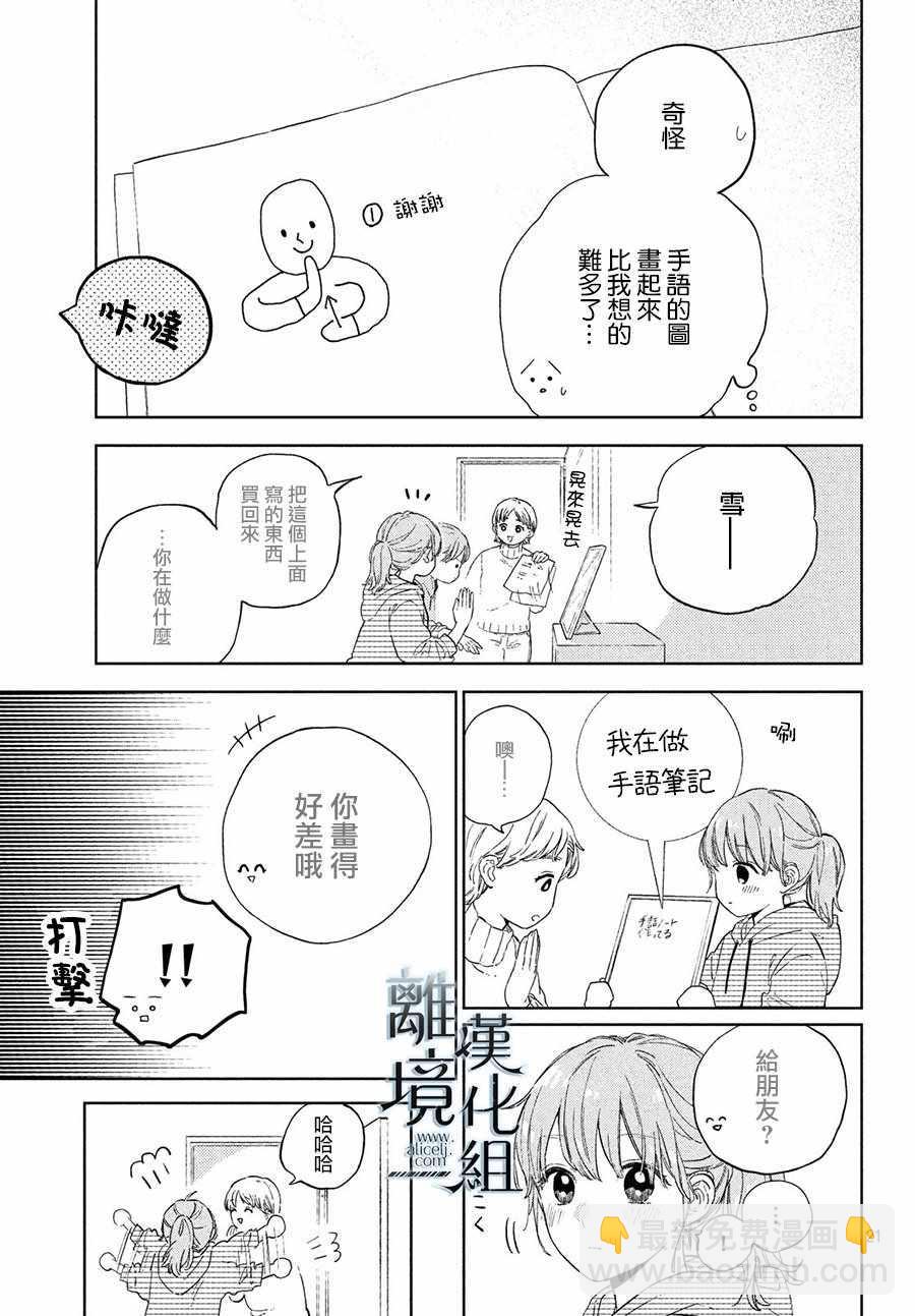 《指尖相触，恋恋不舍》第3话 第21页