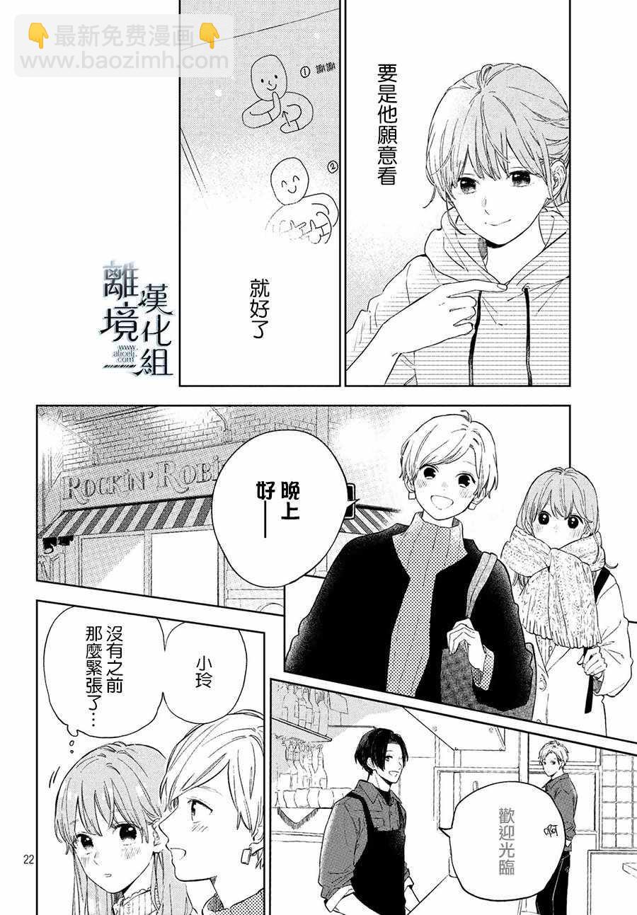 《指尖相触，恋恋不舍》第3话 第22页