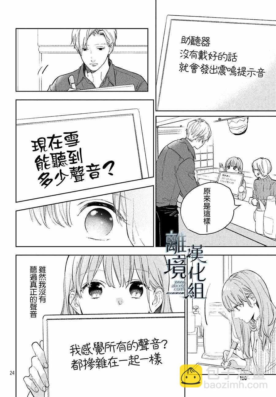 《指尖相触，恋恋不舍》第3话 第24页