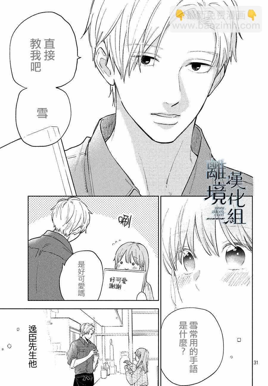 《指尖相触，恋恋不舍》第3话 第31页