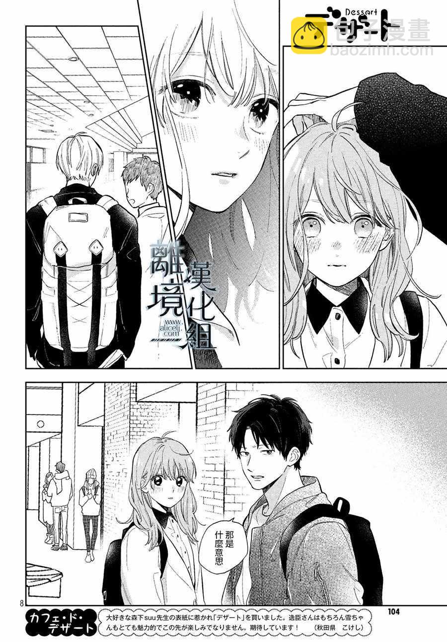 《指尖相触，恋恋不舍》第3话 第8页