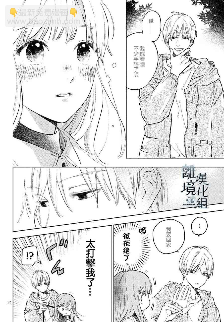 《指尖相触，恋恋不舍》第6话 第24页