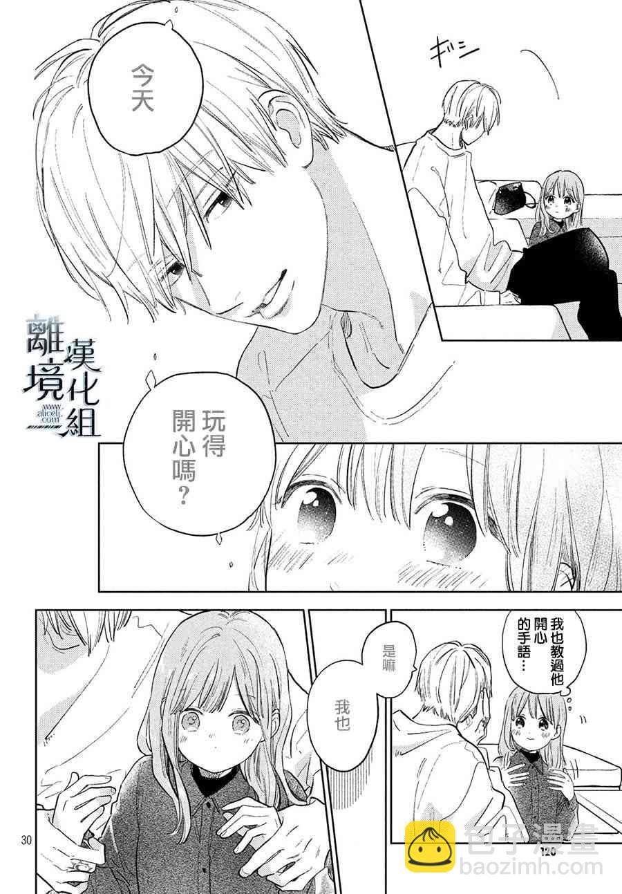 《指尖相触，恋恋不舍》第6话 第30页