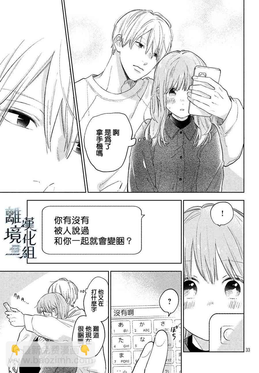 《指尖相触，恋恋不舍》第6话 第33页