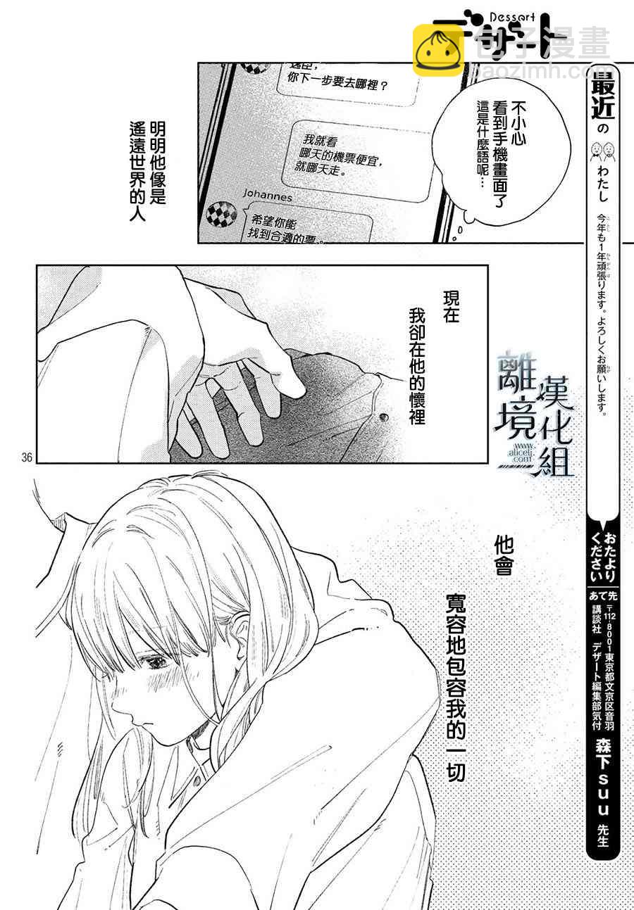 《指尖相触，恋恋不舍》第6话 第36页