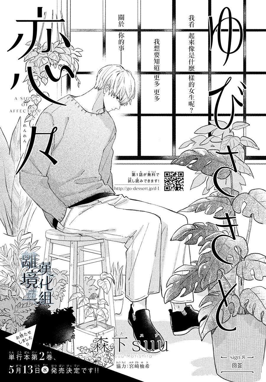 《指尖相触，恋恋不舍》第8话 第1页