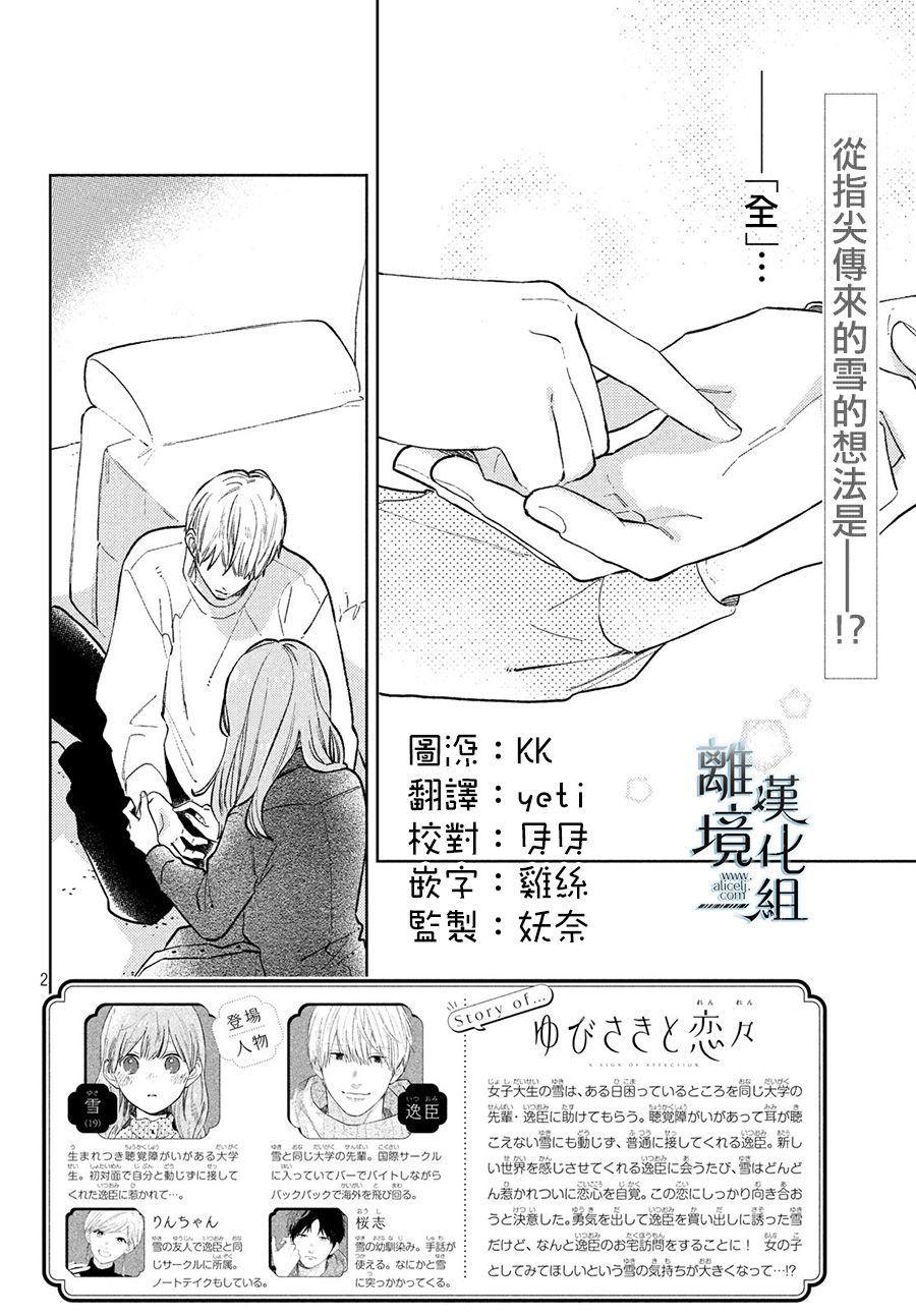 《指尖相触，恋恋不舍》第8话 第2页