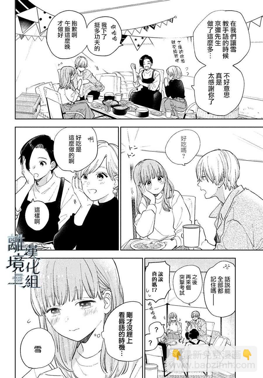 《指尖相触，恋恋不舍》第14话 第16页