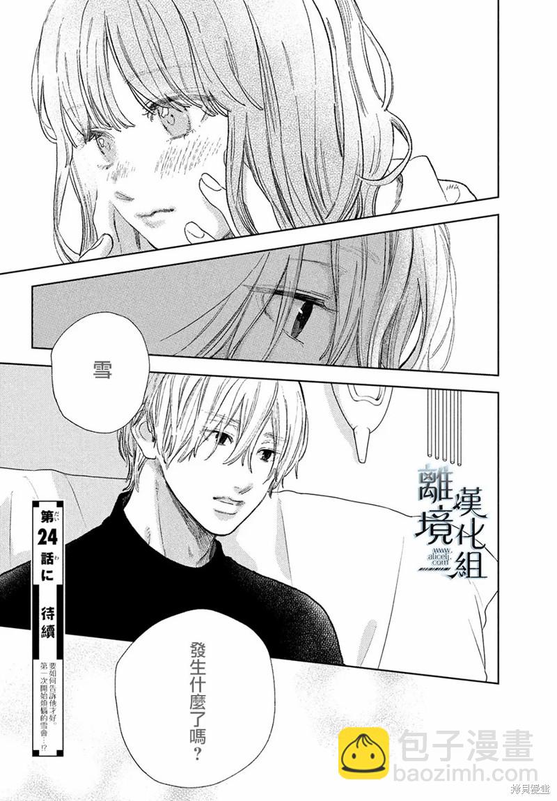 《指尖相触，恋恋不舍》第23话 第38页